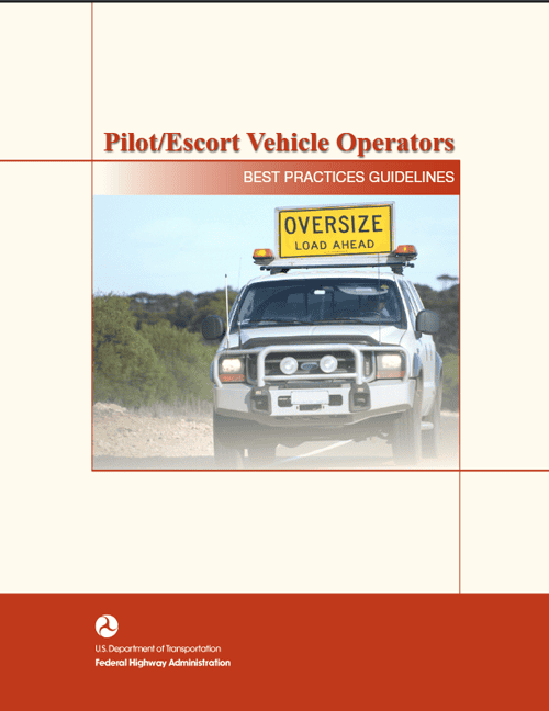 Pilot/Escort Vehicle Operators best practices guidelines cover