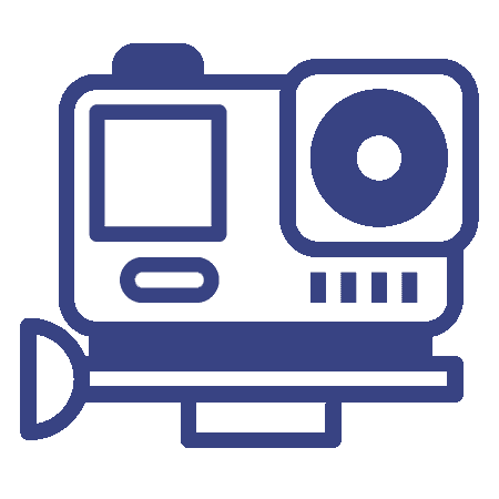 Video camera camcorder icon outline
